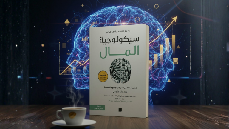 صورة توضيحية تعبر عن كتاب سيكولوجية المال وتأثير العواطف على الاستثمار - مدونة خطى الحرية.